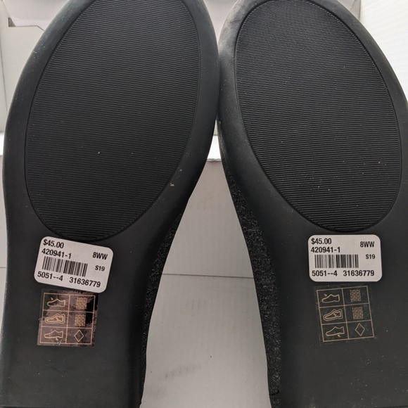 Ballet flats, NWT, charcoal black, 8ww, in every story. - Picture 5 of 15